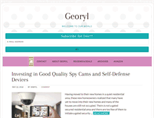 Tablet Screenshot of georyl.com
